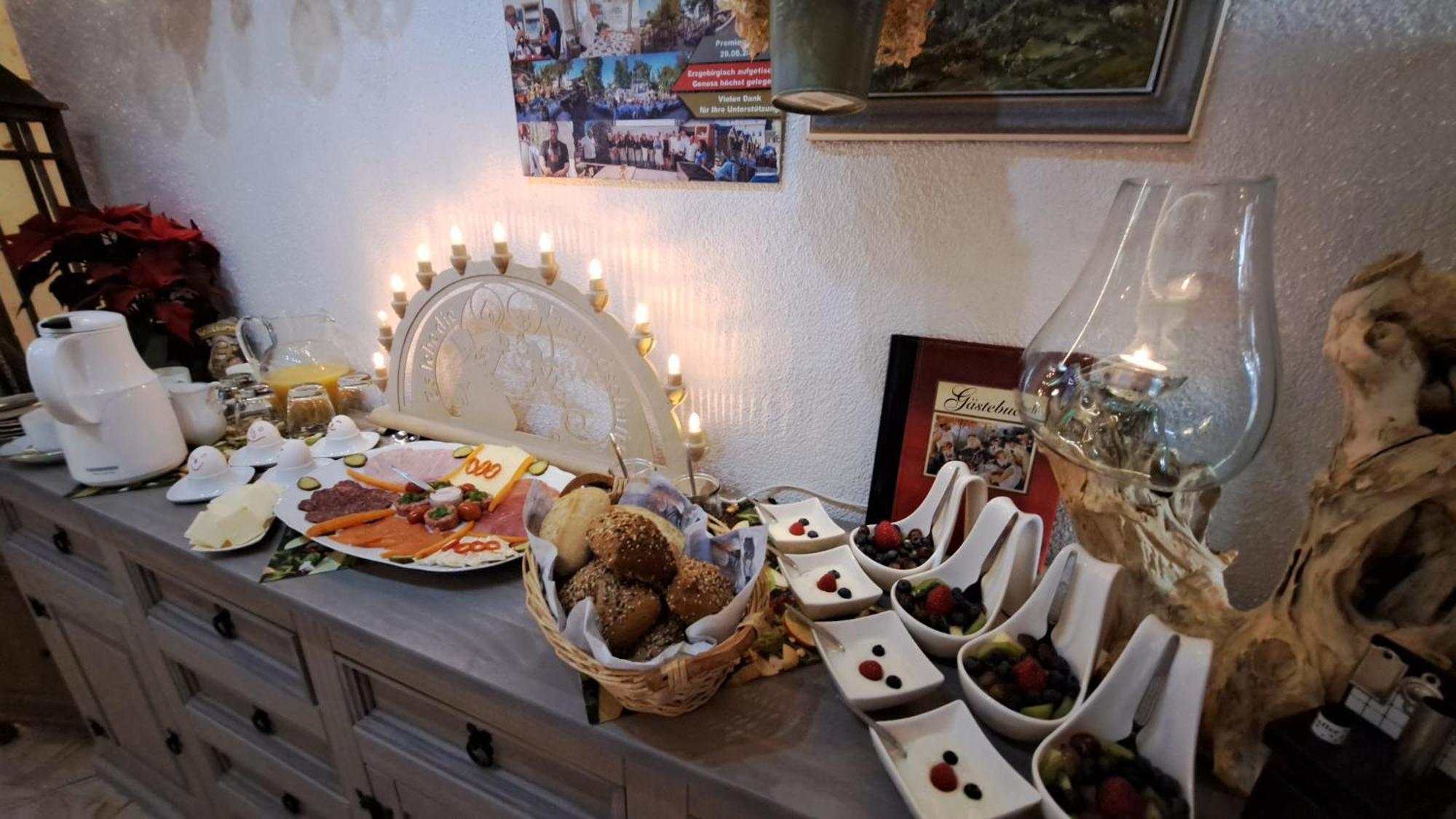 Ferienwohnung Aronia Garten Oberwiesenthal Kültér fotó